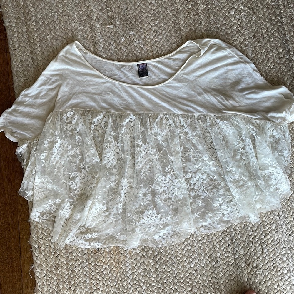 Vintage Free People Babydoll Top